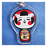 こけしアクリルチャーム（山形系）